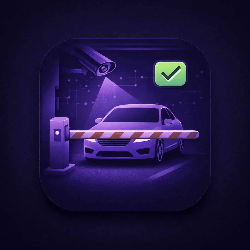 Parking facility vehicle identification